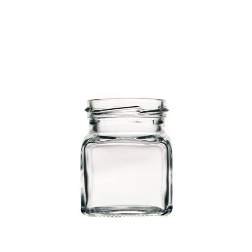 Glass jar Quadro 120 ml
