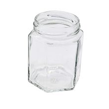 196 ml Canning Glass Hexagon