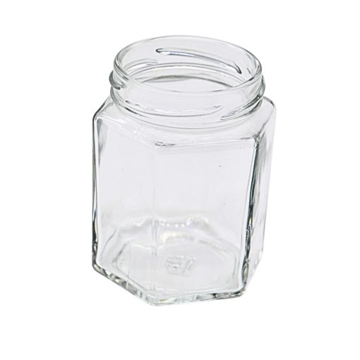 196 ml Canning Glass Hexagon