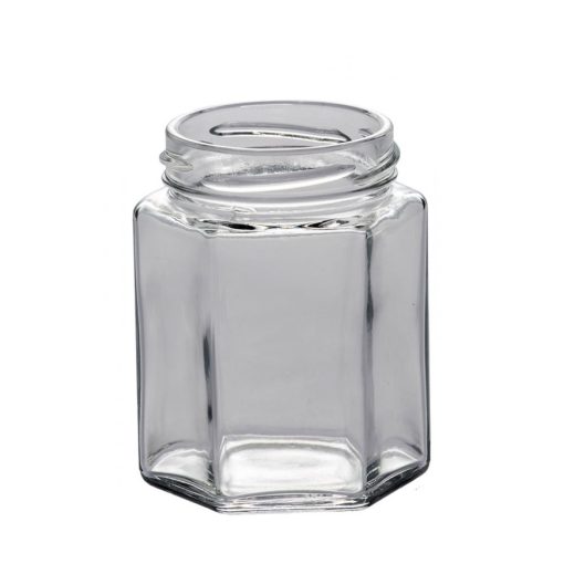 196 ml Canning Glass Hexagon