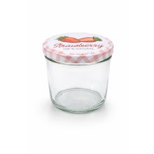 230ml Canned Glass + strawberry lid