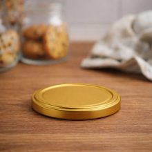 58 tin lid - gold