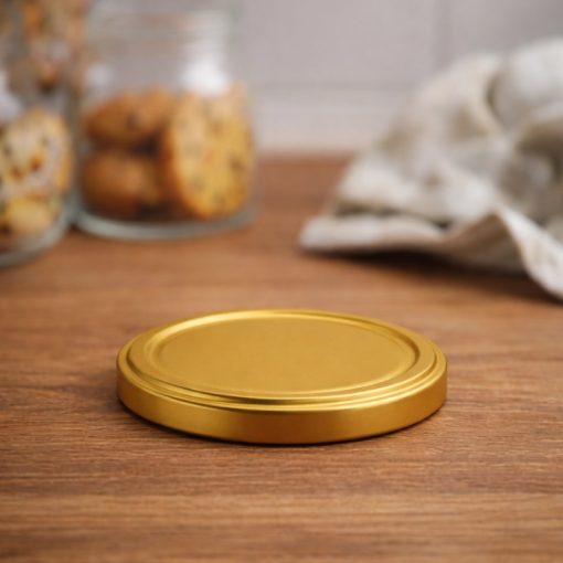 58 tin lid - gold