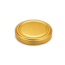 70's Tin Can Lid - Gold