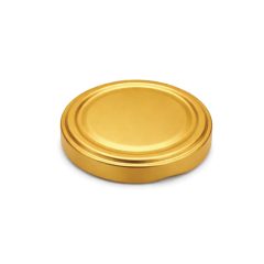 70's Tin Can Lid - Gold