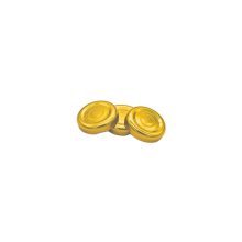 38-inch tin lid - thin (gold)