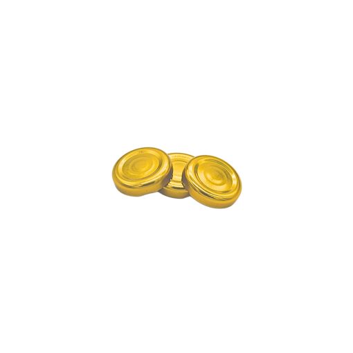 38-inch tin lid - thin (gold)