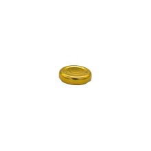 38-inch tin lid - thin (gold)