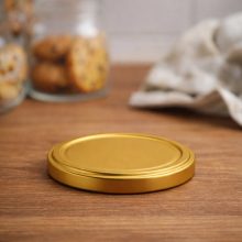 63 tin lid - gold