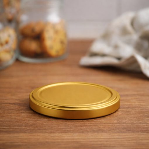 63 tin lid - gold
