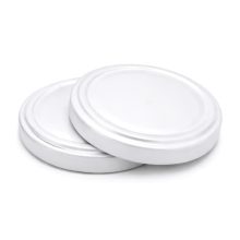 100-can lid - white