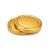 89 tin lid - gold