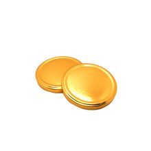 89 tin lid - gold