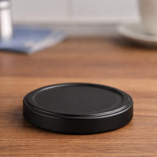 82 can lid - black
