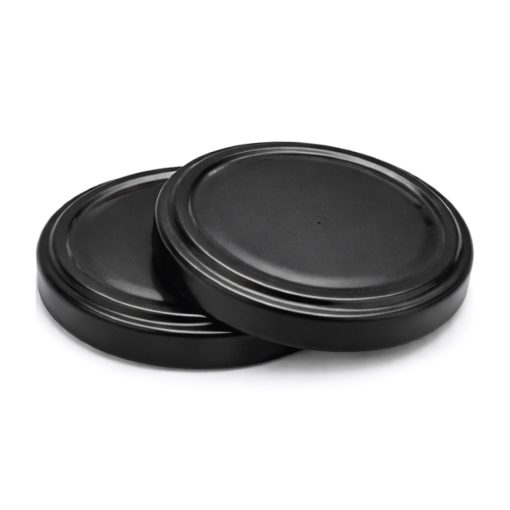 100 can lid - black