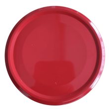 89 tin lid - red