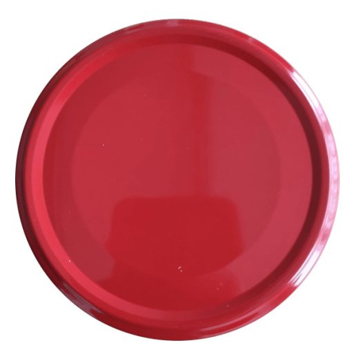 89 tin lid - red