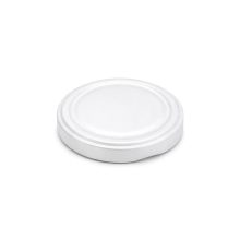 70's tin lid - white
