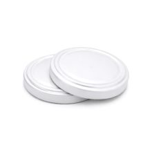 70's tin lid - white