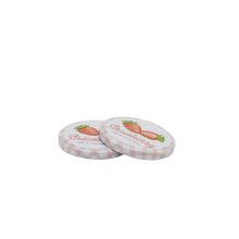 Can lid size 82 - Strawberry pattern
