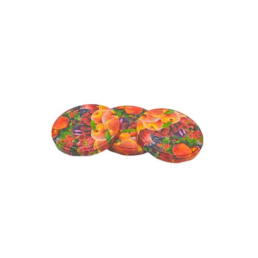 Can lid size 82 - Strawberry pattern