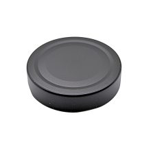 70-size can lid - black matte (Deep-seal)