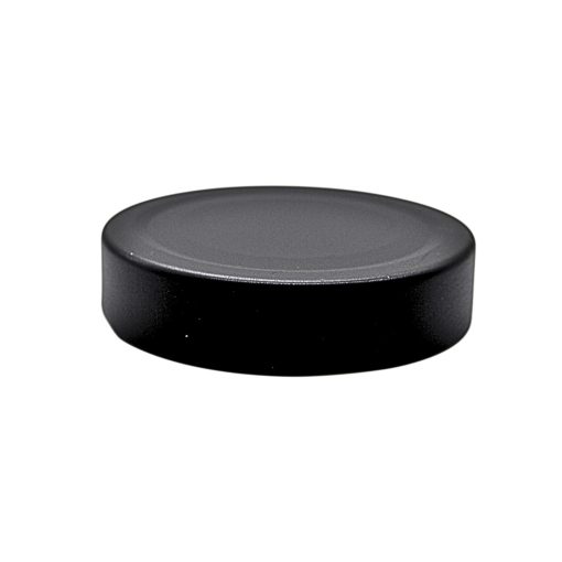 70-size can lid - black matte (Deep-seal)