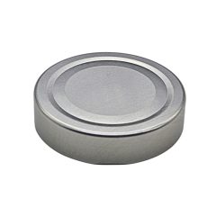 70's tin lid - silver (Deep-seal)