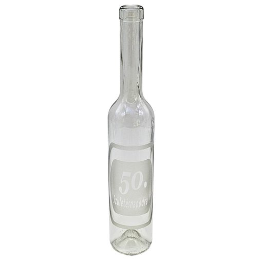 Sandblown brandy bottles 500 ml