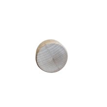 Plastic plug with wooden top 19.5 mm