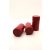 Plastic screw cap - burgundy