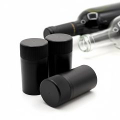Plastic screw cap - black