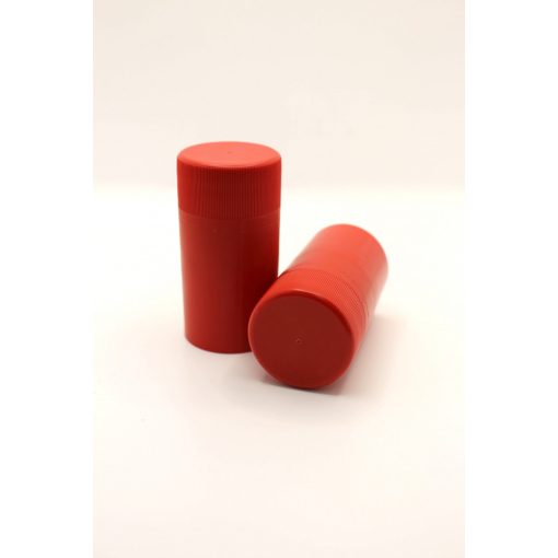 Plastic screw cap - red