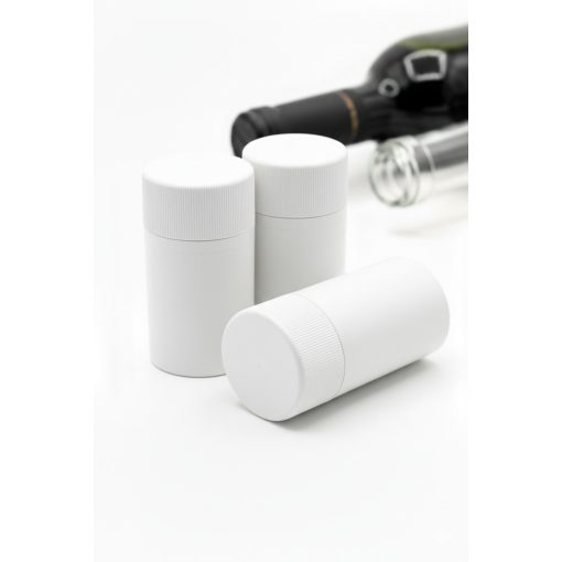 Plastic screw cap - white