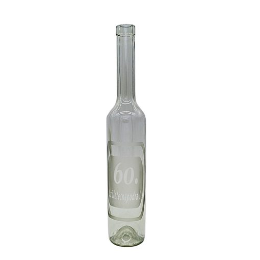 Sandblown brandy bottle 500 ml - 60.