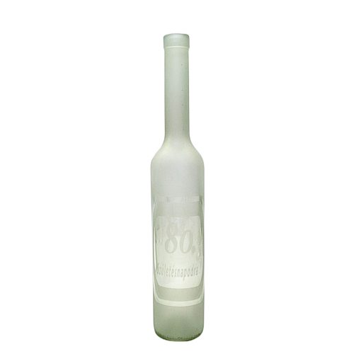 Sandblown brandy bottle 500 ml - 80.