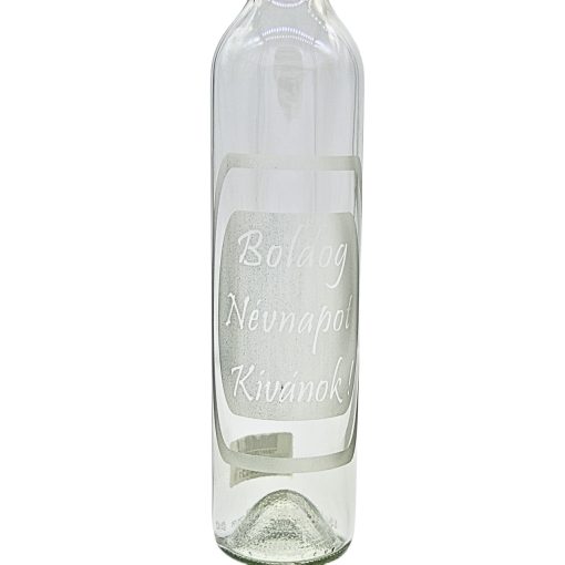 500ml Sandblasted Bottle - Name Day.