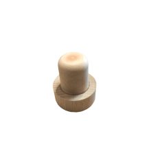 Plastic plug with wooden top 18.5 mm