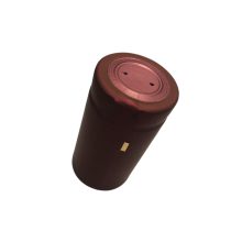Capsule brandy burgundy B14 PVC, 31x60 mm with Velcro