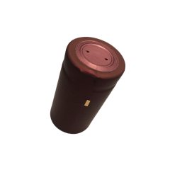 Capsule brandy burgundy B14 PVC, 31x60 mm with Velcro