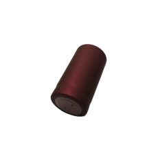Capsule brandy burgundy B14 PVC, 31x60 mm with Velcro