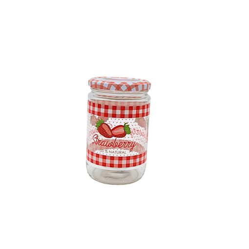 660 ml jar - with strawberry lid