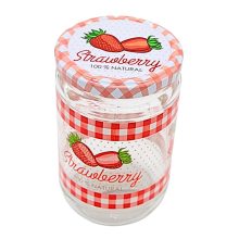 660ml Jar - Strawberry with lid