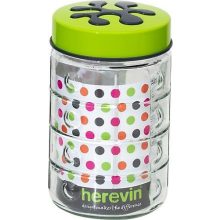 Storage bottle 1.5L liter - Puzzle - fusia