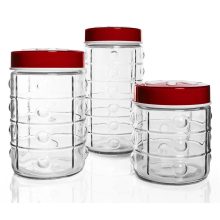 Storage bottle 1.5L liter - Puzzle - fusia