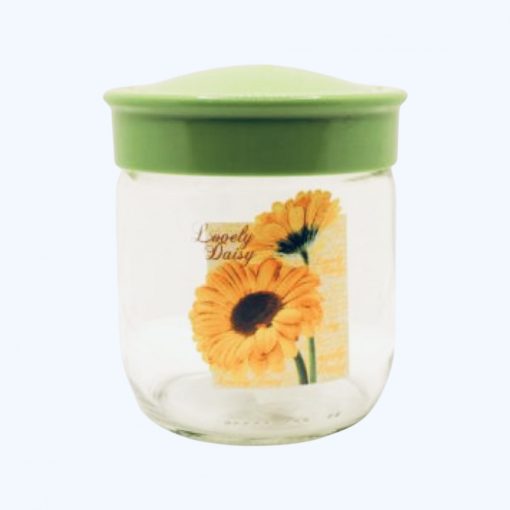 Storage jar 400 ml - daisies 