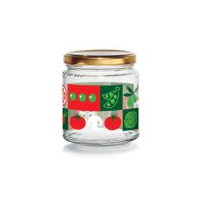 300ml Canning Jar with Lid For Pachino