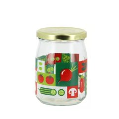 500ml Canning Jar with Lid For Pachino