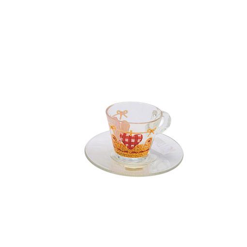 Christmas coffee cup + saucer - 8 cl