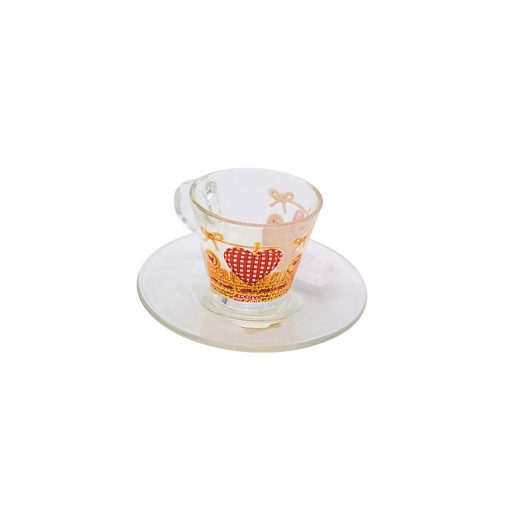 Christmas coffee cup + saucer - 8 cl